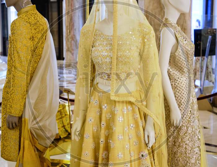 Luxury Fashion Store Of Traditional Indian Style Dresses In New Delhi, India