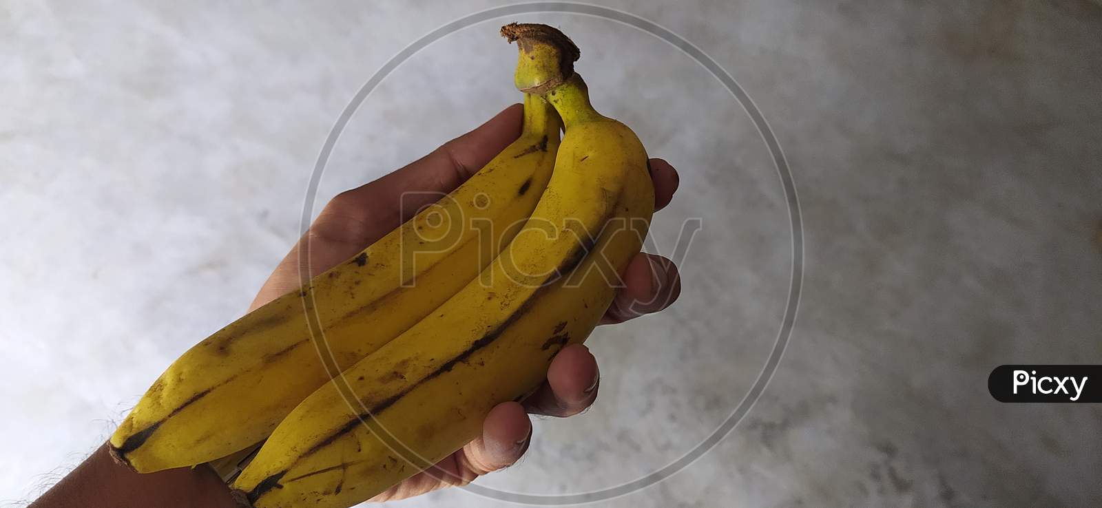 Banana in hand