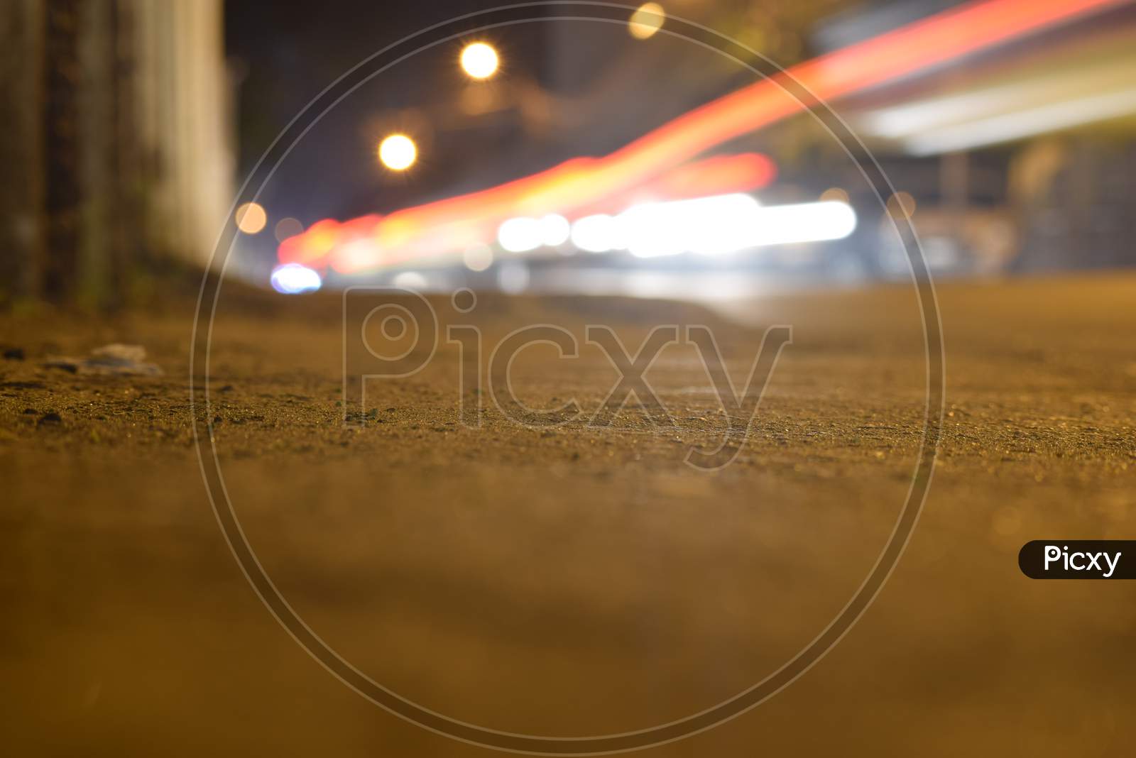 long exposure blur city night in kochi