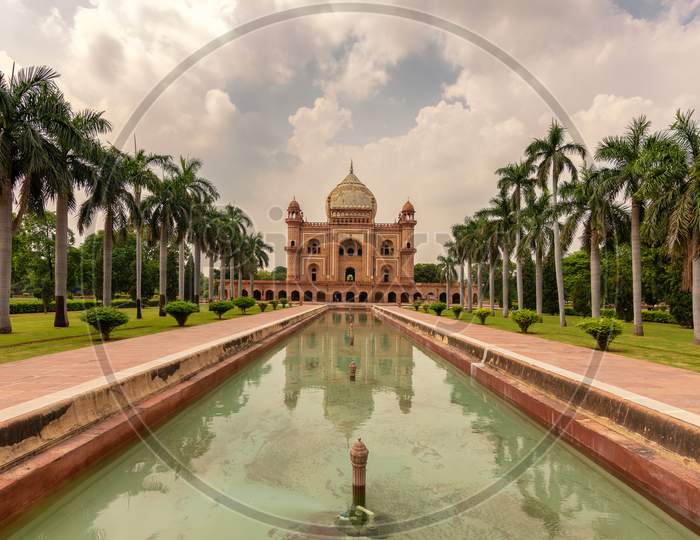 Safdarjung'S Tomb, Mughal Mausoleum Built In 1754 In New Delhi, India