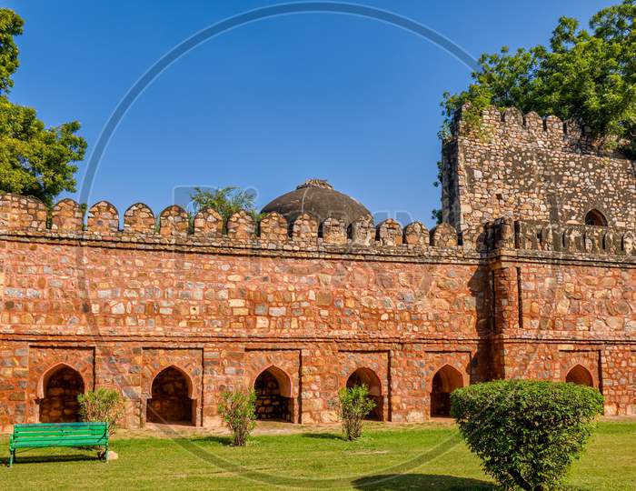 Tomb Of Sikandar Lodi, Ruler Of The Lodi Dynasty In Lodhi Gardens In New Delhi, India