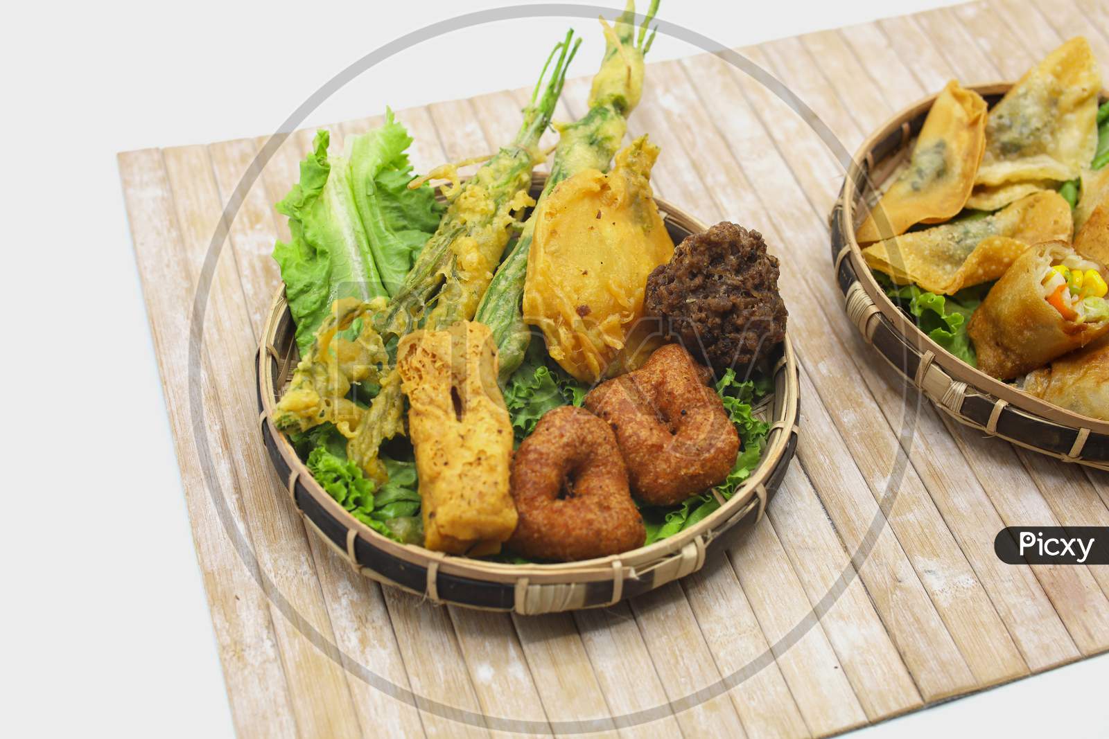 Burmese Dishes served in a Plates