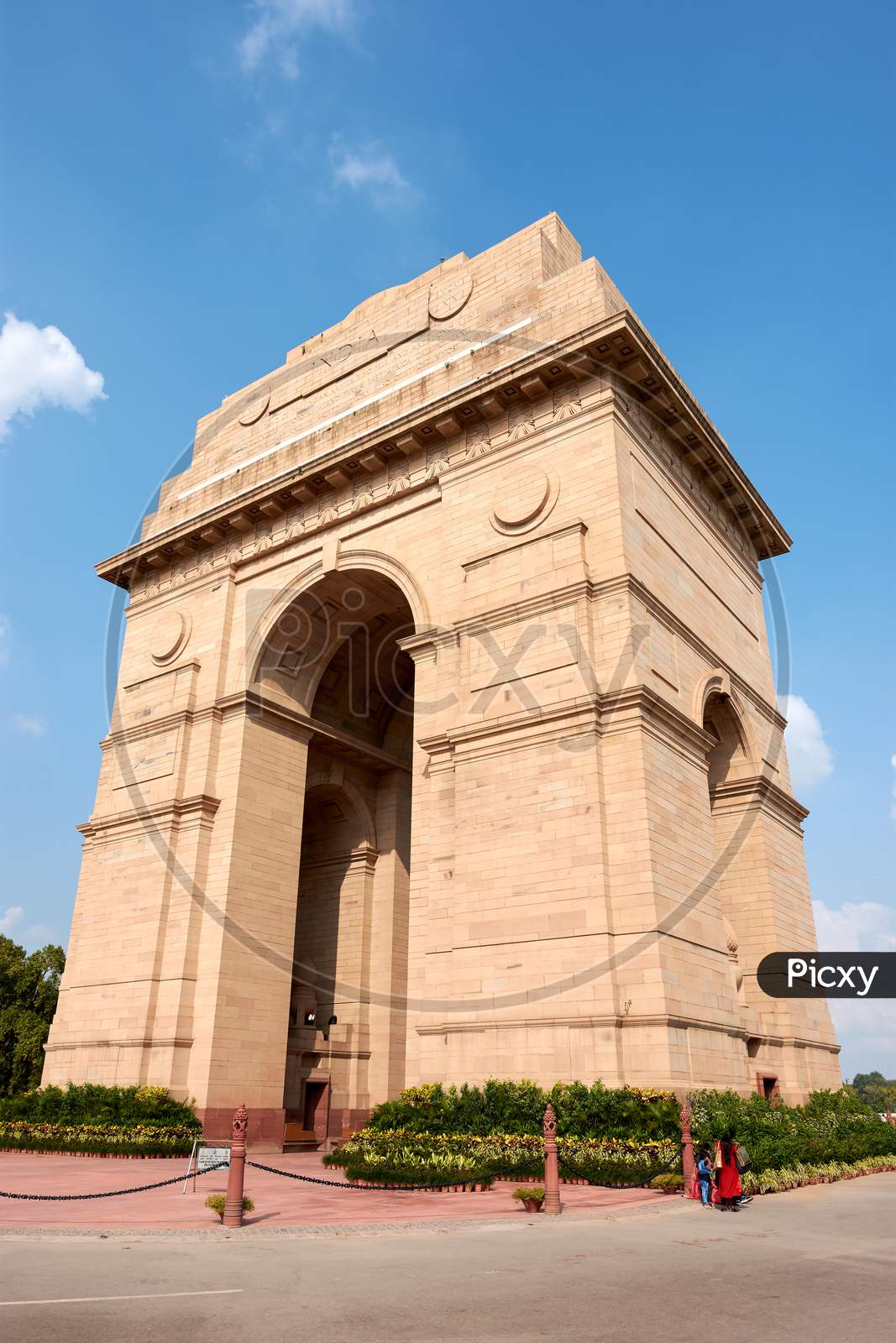 India Gate War Memorial In New Delhi, India, Dedicated To 70,000 Soldiers Of The British Indian Army Killed In Wars Between 1914 And 1921