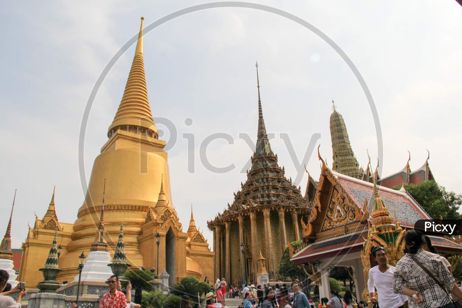 A Shwedagon Pagoda Temple in Myanmar