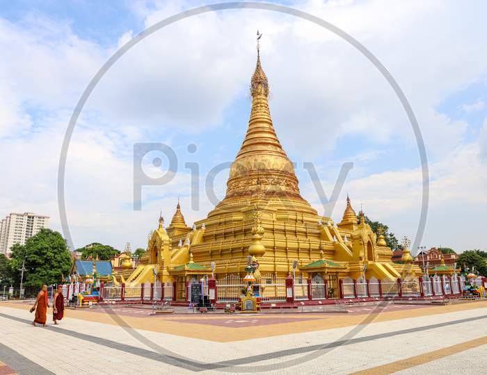 Kuthodaw Pagoda in Mandalay, Myanmar (Burma)