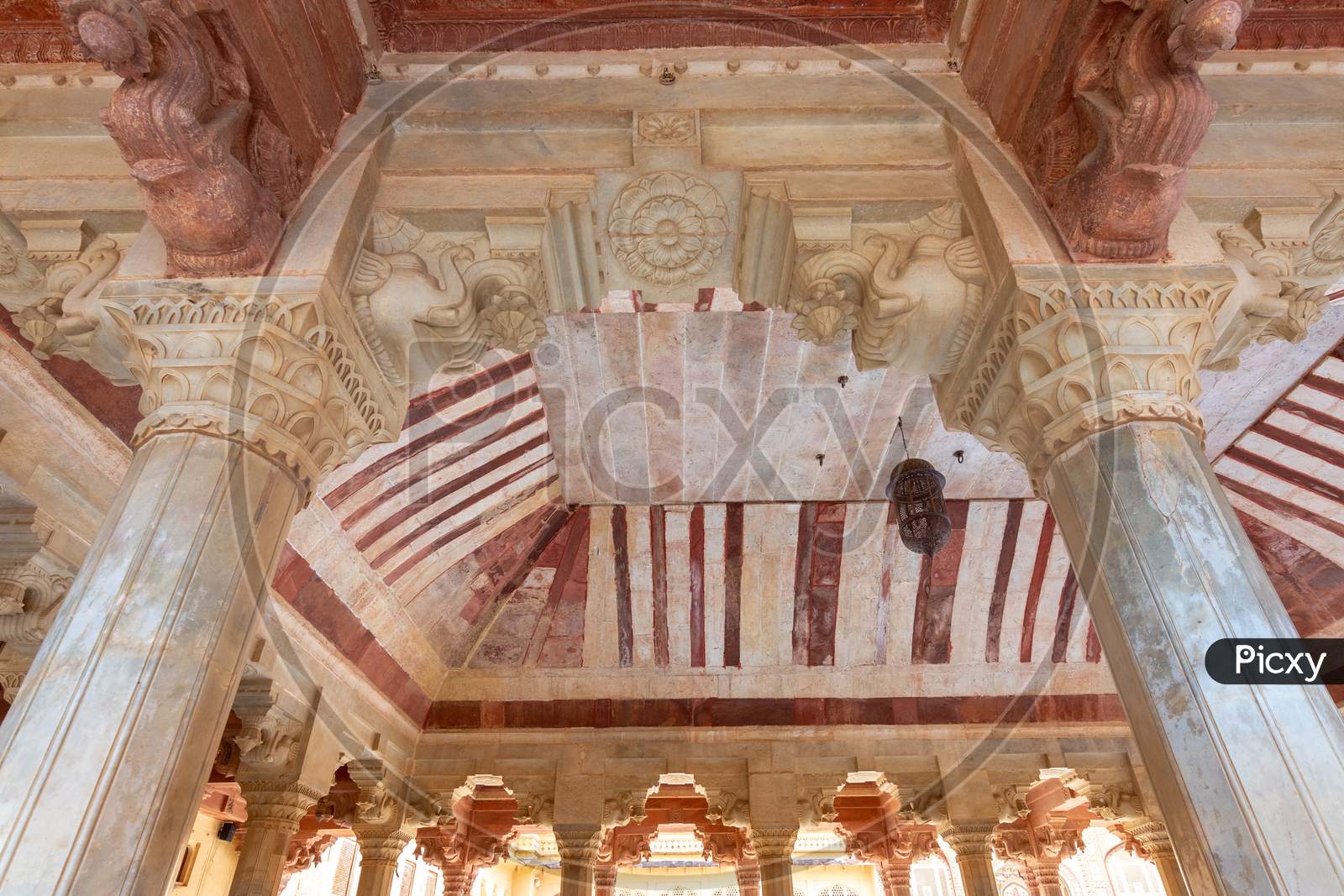 Diwan-I-Aam (The Public Audience Hall) In The Amer Fort In Jaipur, Rajasthan, India