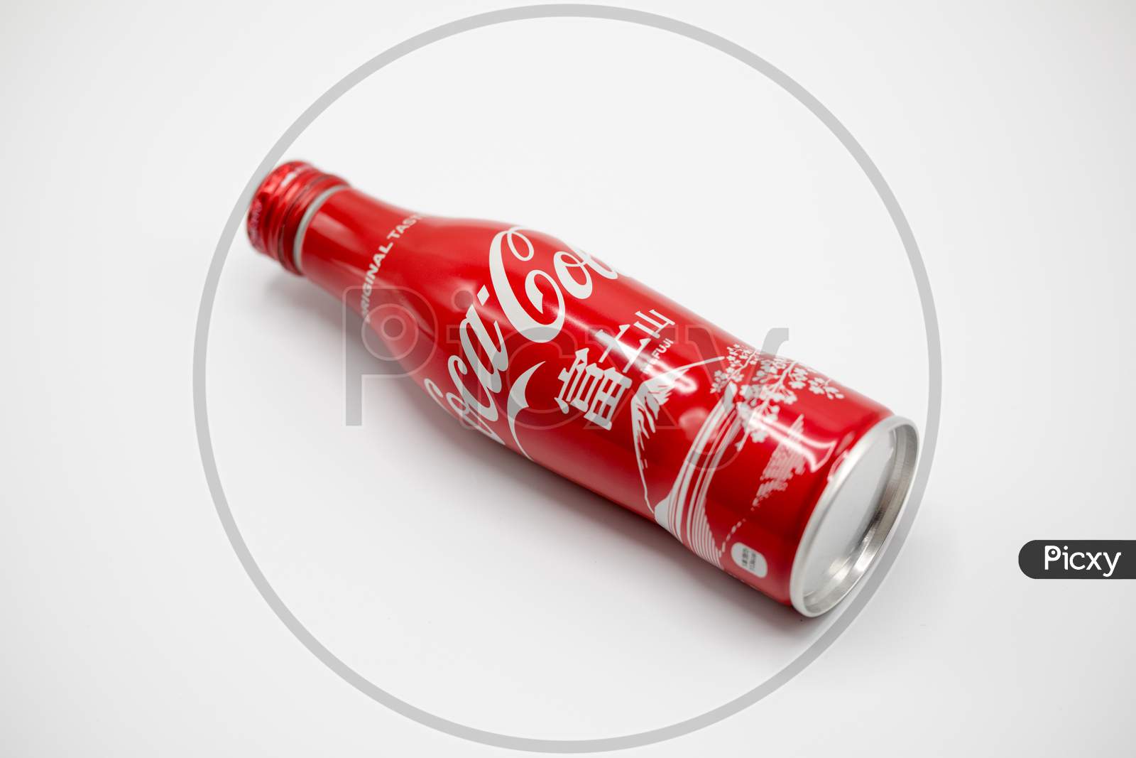 Coca-Cola Cool Drink Bottle on White Background