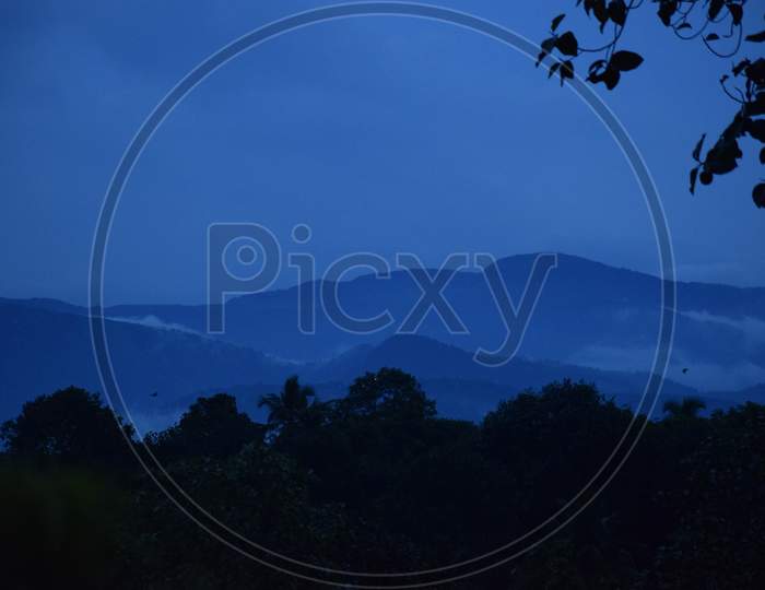 blue moon night at vagamon hills in kerala