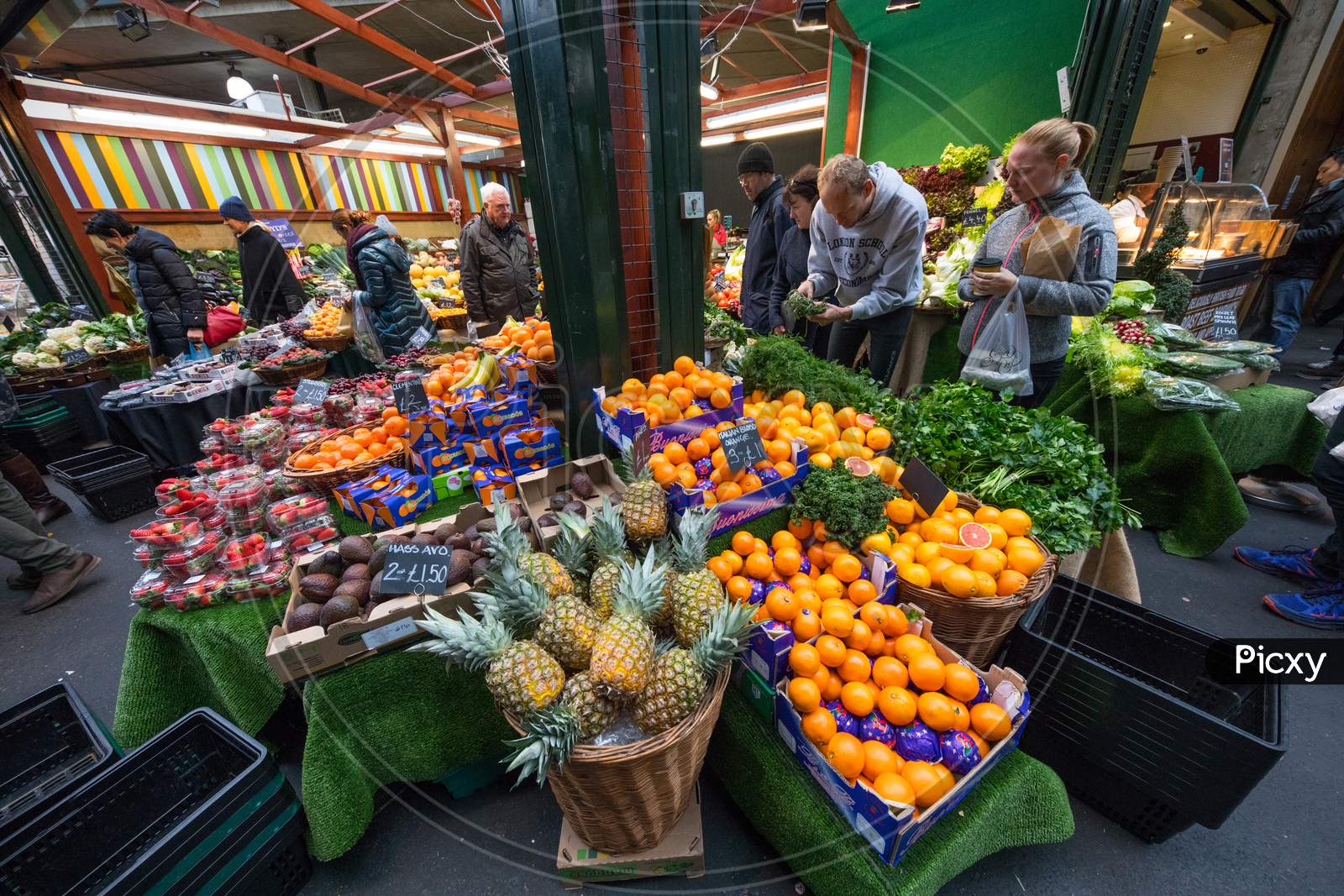 Fruits Store in a Market