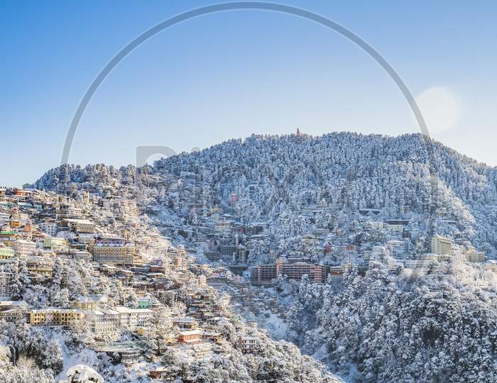 A Beeautiful View of Shimla After Snowfall