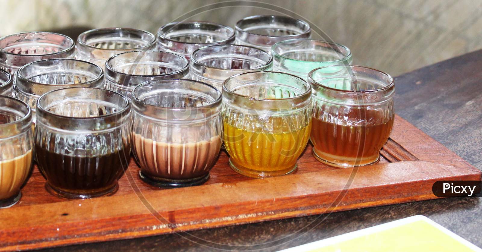Tea in cups, India's most common and popular drink