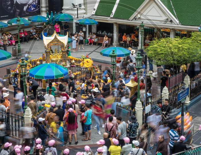 People moving on Streets in Bangkok