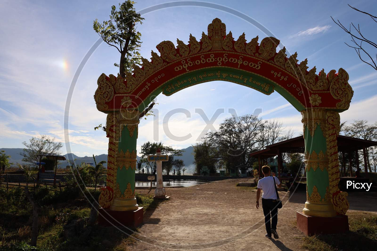 A Welcome Arch of a Temple