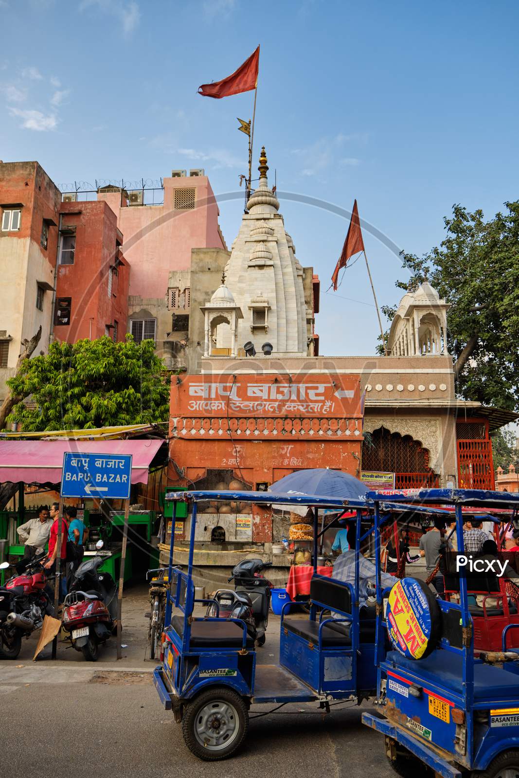 Mandir Shri Hanuman Ji Hindu Temple in Walled City Of Jaipur, India