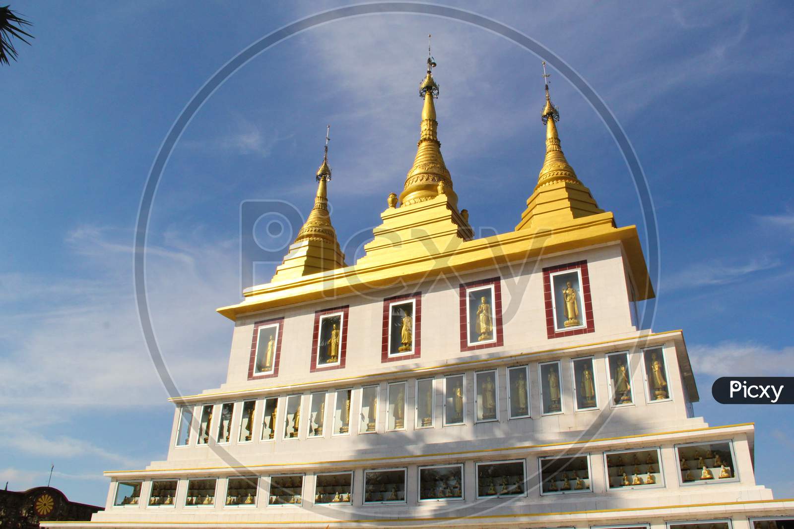 Uzina Pagoda Temple in Myanmar