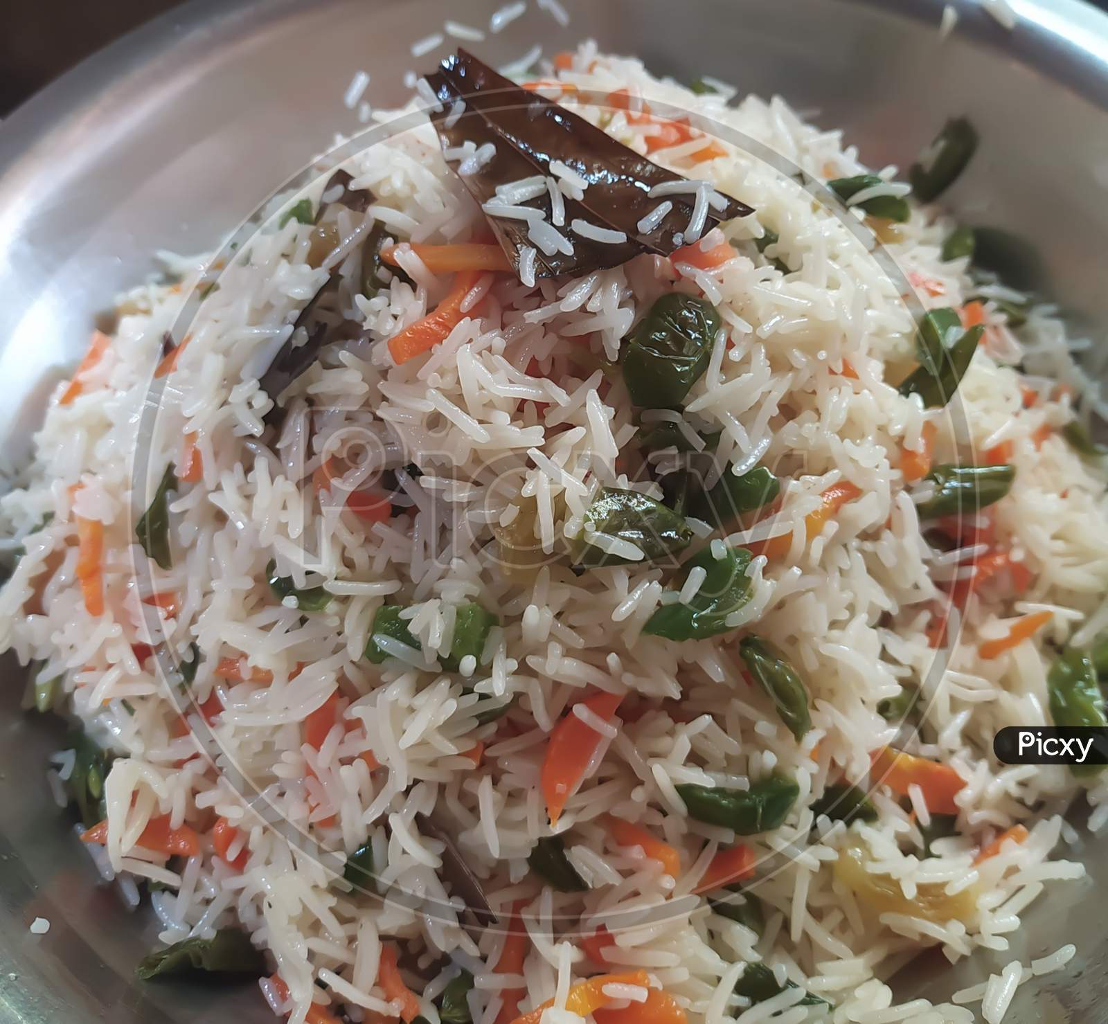Bolide rice, Fride rice, food, lunch, boiled rice top view