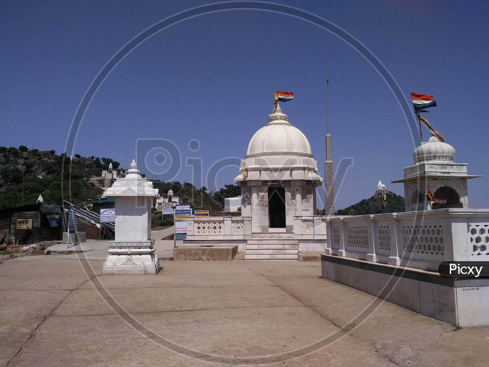 Jain temple at Parasnath Hill