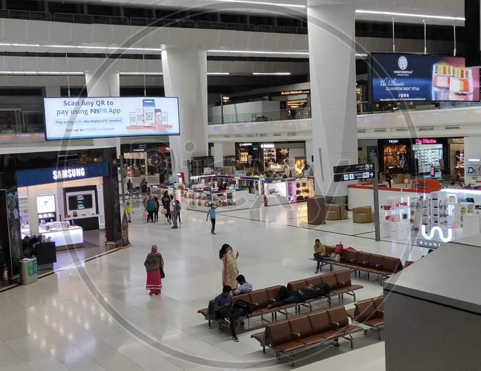 Interior of Indira Gandhi International Airport