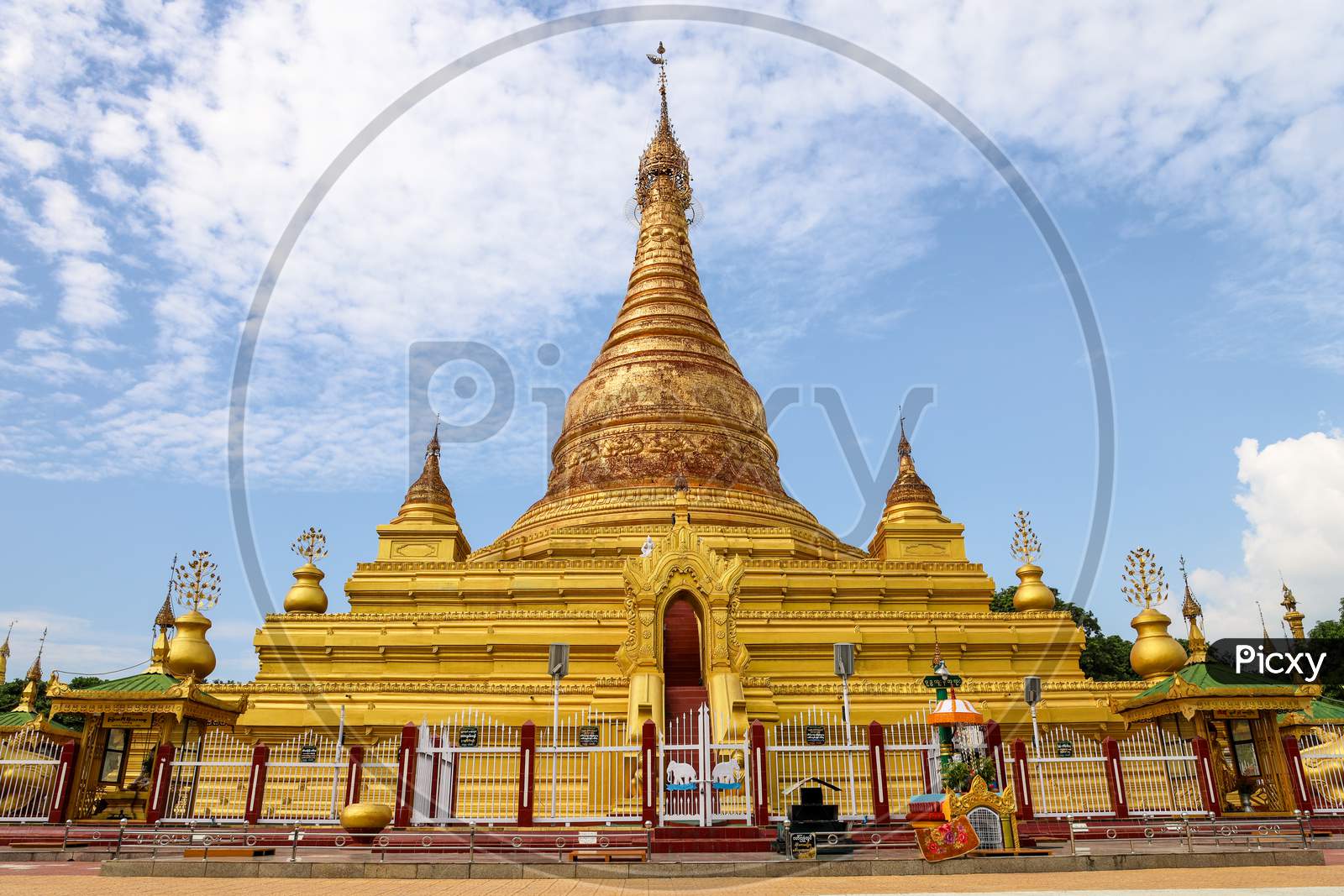 Kuthodaw Pagoda in Mandalay, Myanmar (Burma)