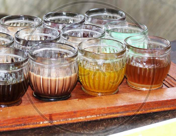 Tea in cups, India's most common and popular drink