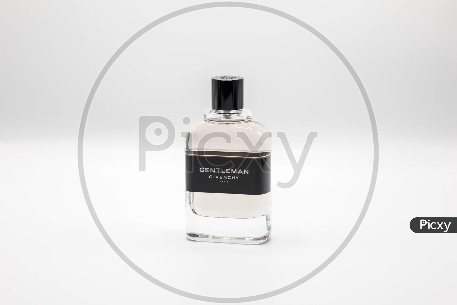 Perfume Bottle on White Background