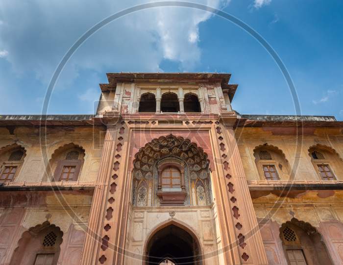 Entrance Gate To The Main Building Of Safdarjung'S Tomb, Mughal Style Mausoleum Built In 1754 In New Delhi, India