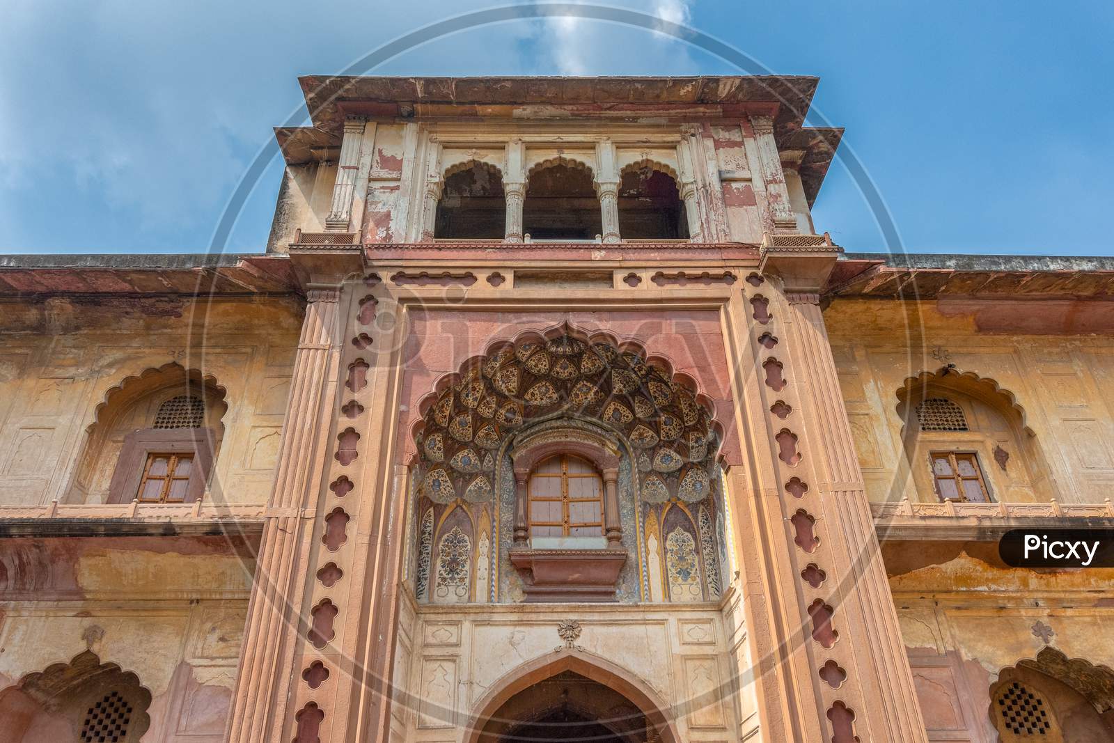 Entrance Gate To The Main Building Of Safdarjung'S Tomb, Mughal Style Mausoleum Built In 1754 In New Delhi, India