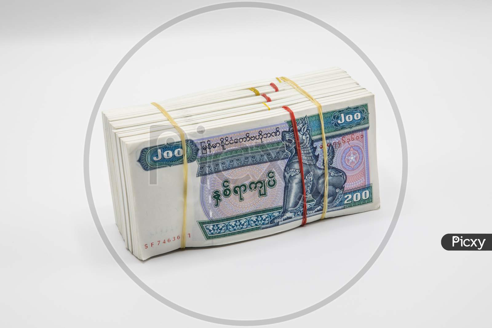 MANDALAY/MYANMAR - 07th January, 2020 : Myanmar Kyats Banknote, Money, Kyat Currency in Myanmar.