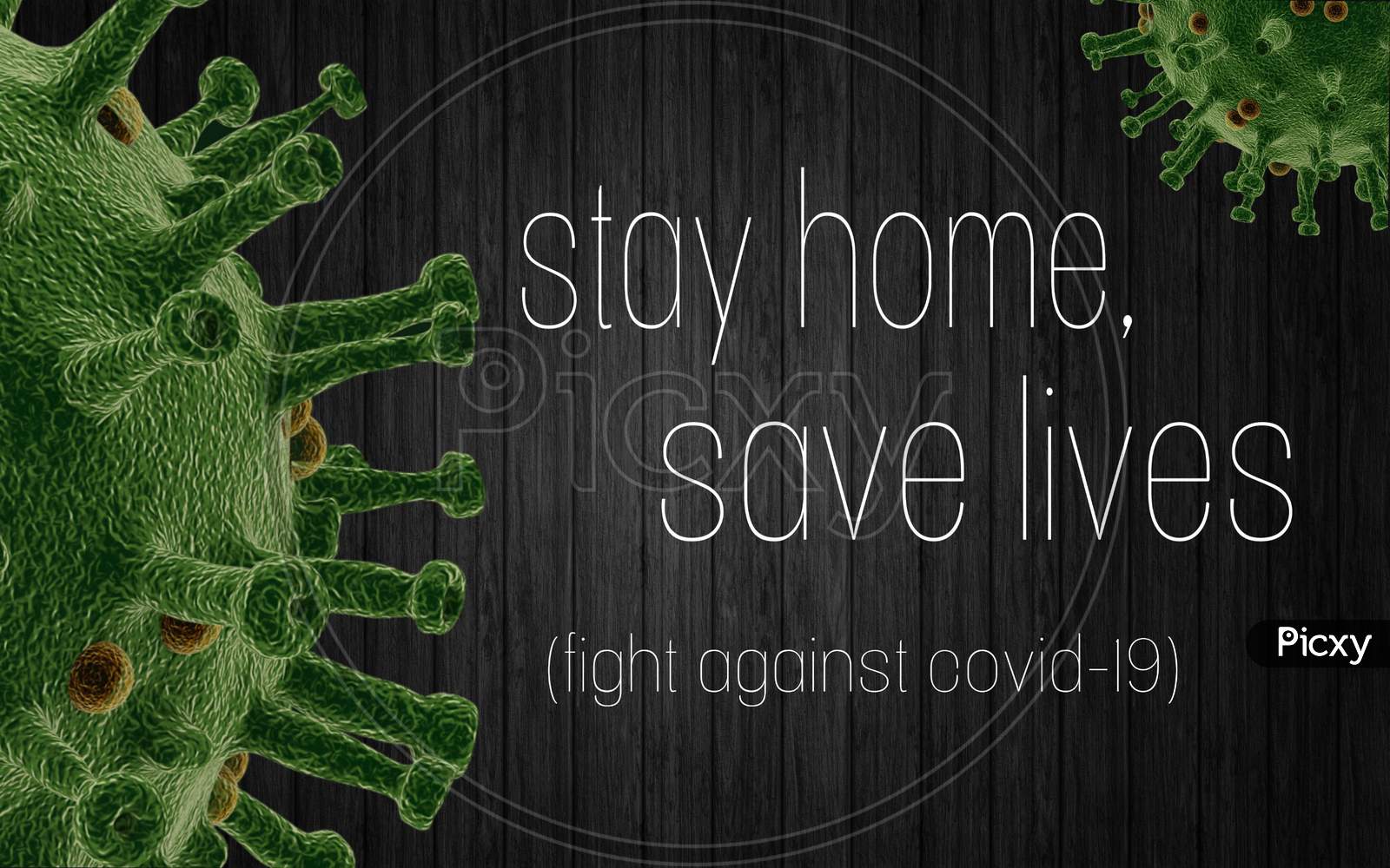 Covid-19,World Health Organization WHO introduced new official name for Coronavirus disease named COVID-19,Stay Home quarantine coronavirus epidemic illustration for social media, stay home save lives