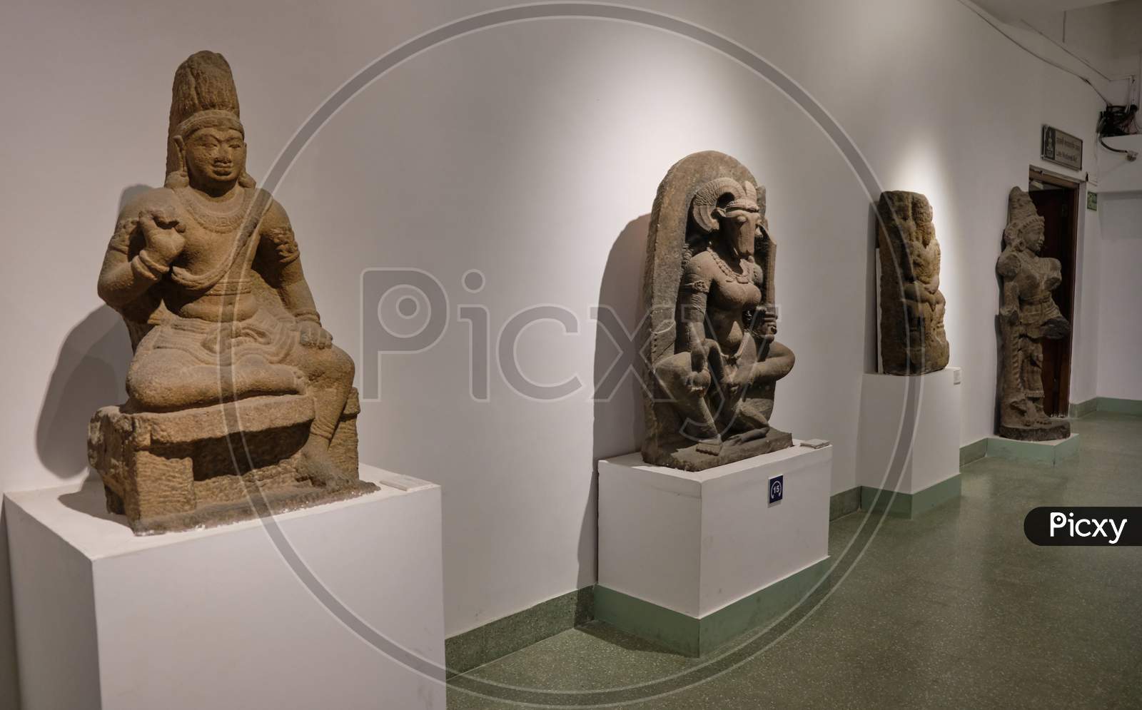 Ancient Sculptures In The National Museum Of India In New Delhi Which Houses Collection Of Artifacts Of 5,000 Years Of Indian Civilization, Culture And History