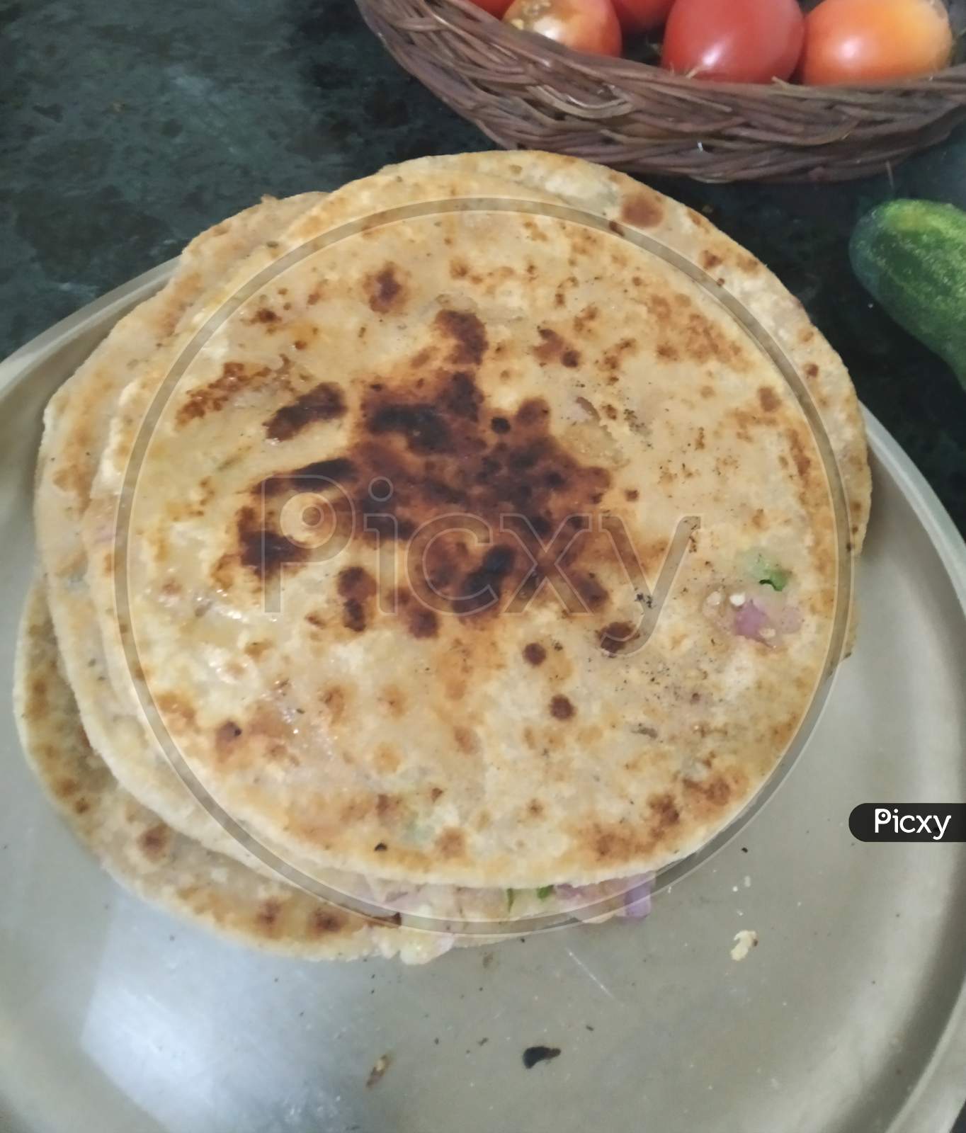 Homemade Punjabi allu Partha