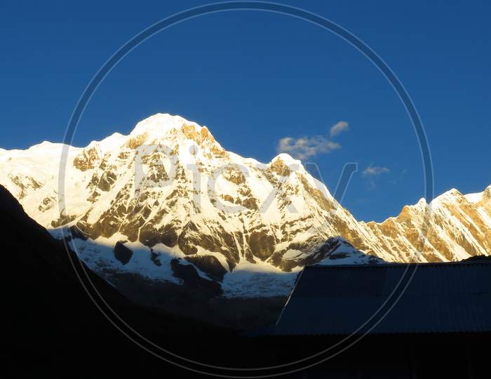 Amazing View of Mount Everest From Annapurna Base Camp, Nepal.