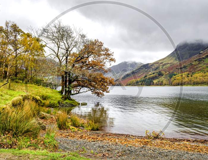 Lake Buttermere with Haystacks
