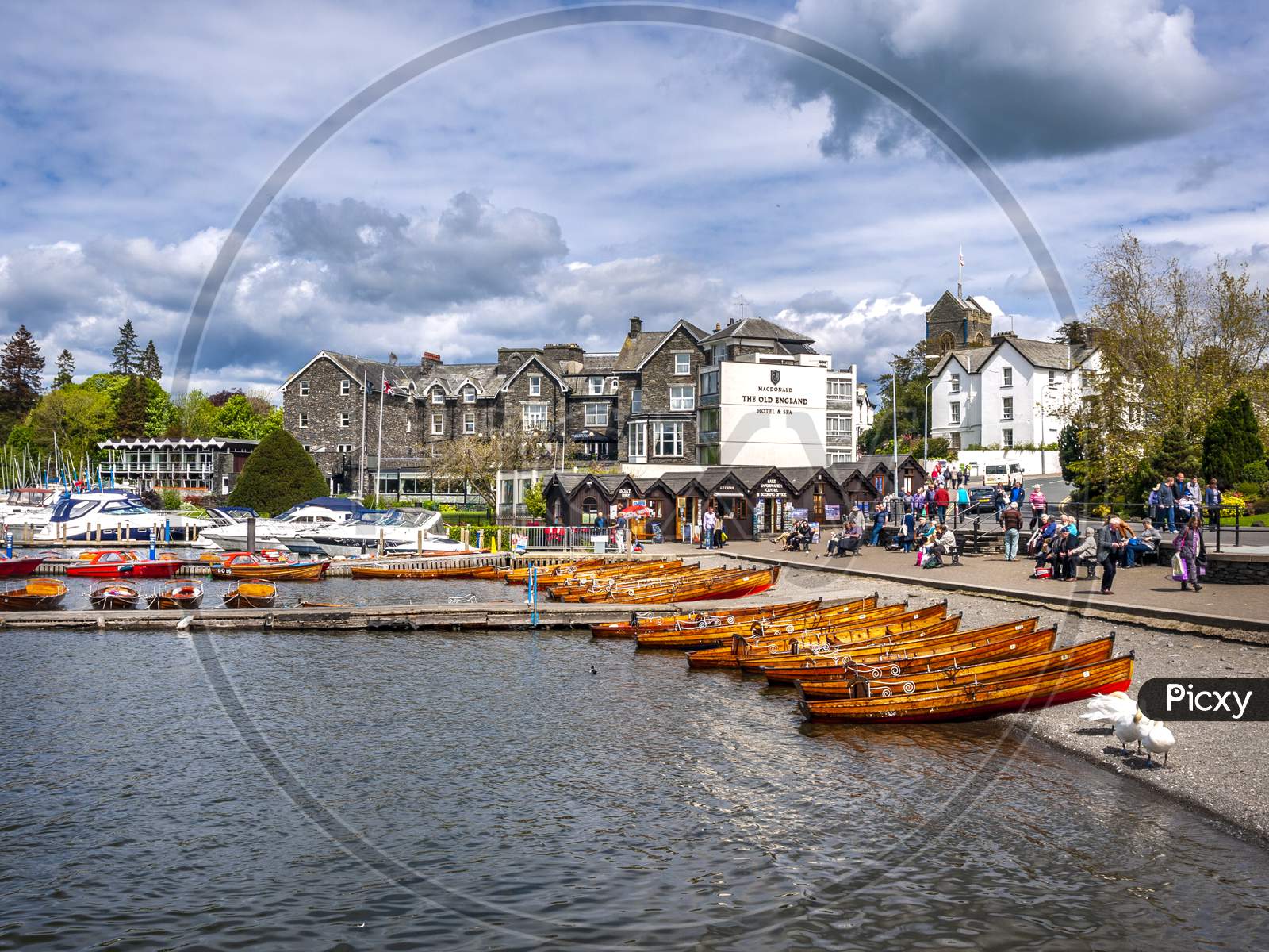 EDITORIAL Bowness on Windermere Cumbria England 14th May 2014