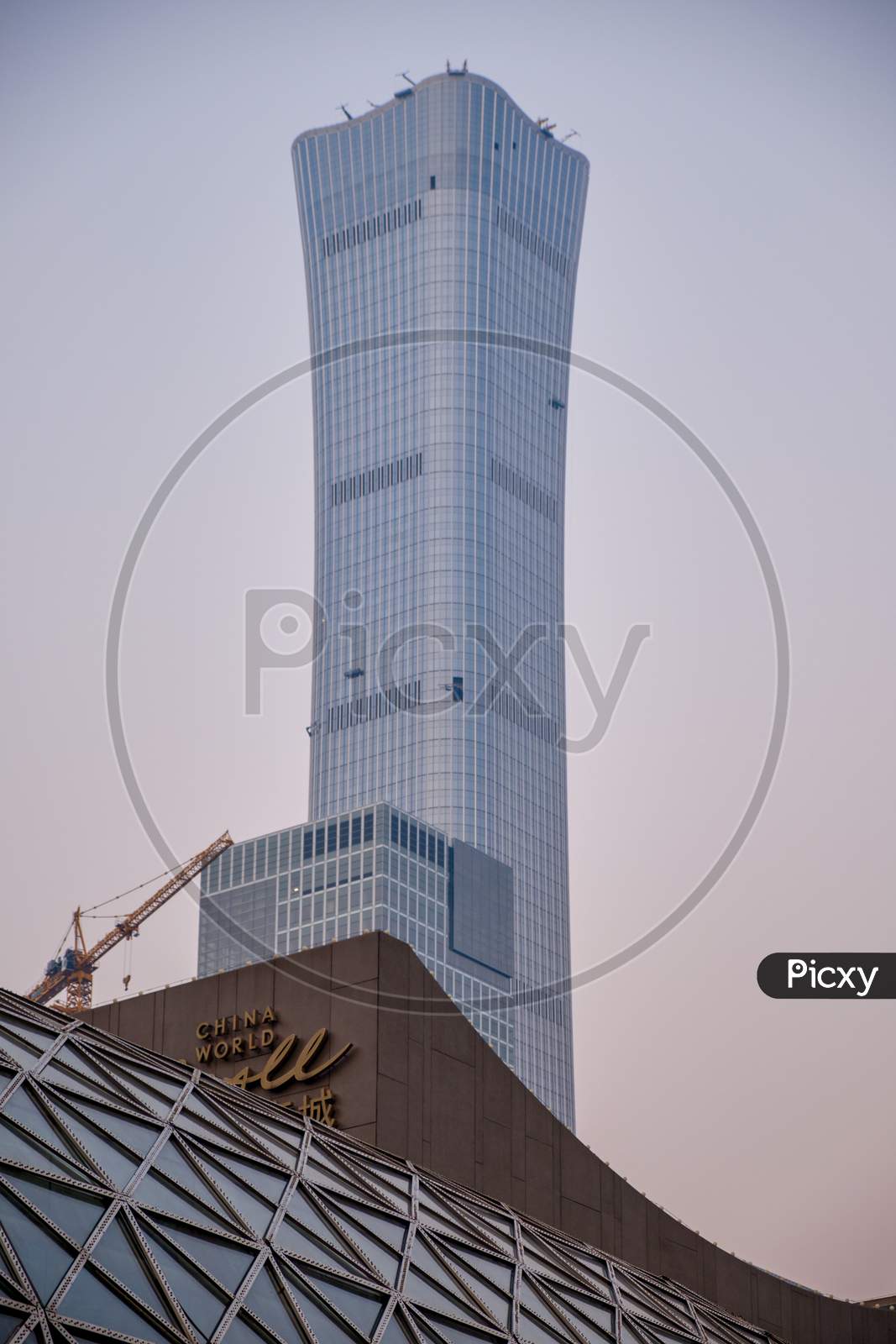 Citic Tower (China Zun Tower), 528 M Supertall Skyscraper In The Central Business District Of Beijing, China