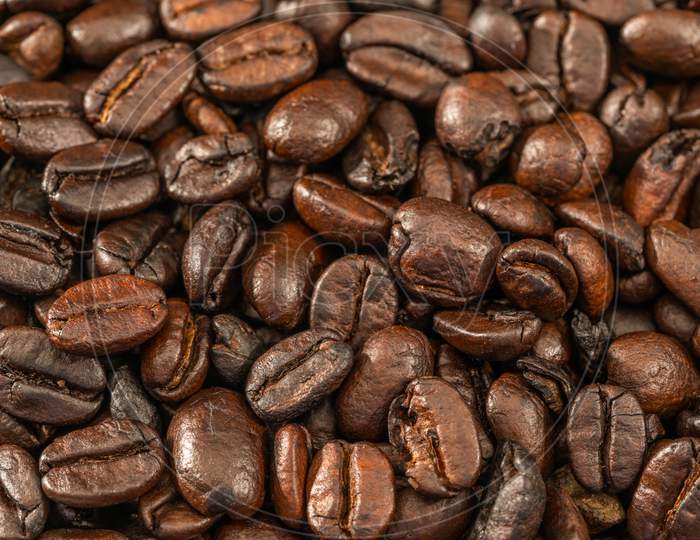 Roasted Coffee Beans, Can Be Used As A Background