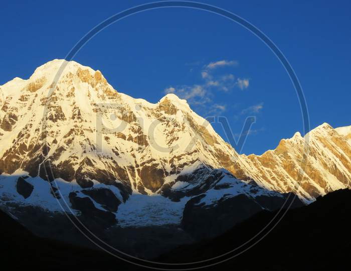 Amazing View of Mount Everest From Annapurna Base Camp, Nepal.