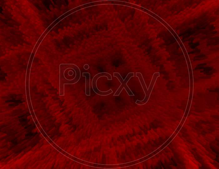 Red abstract grid with checkered pattern