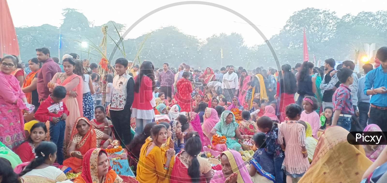 Chhath Puja celebration.