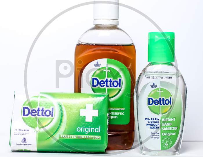 Dettol liquid ,soap and sanitizer