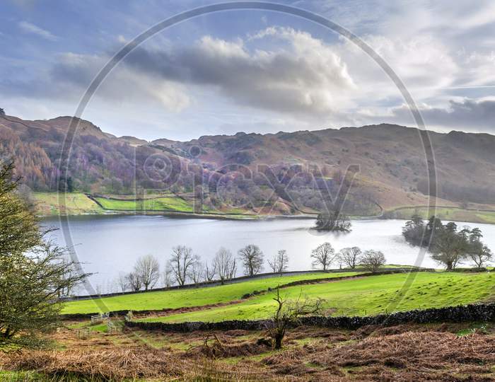 A view of Rydal Water in the Lake District