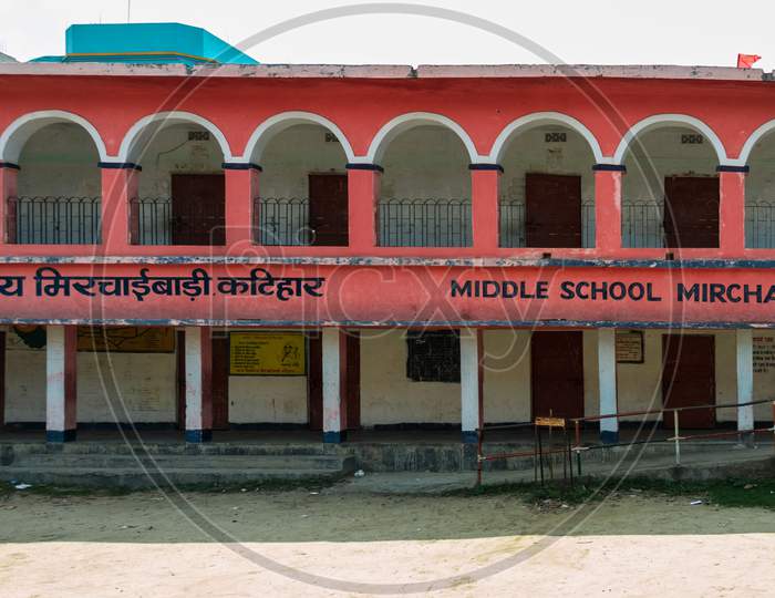 Katihar/Bihar/India-05/06/2020; Harishankar Nayak Middle School Mirchaibari Katihar Bihar India 854105