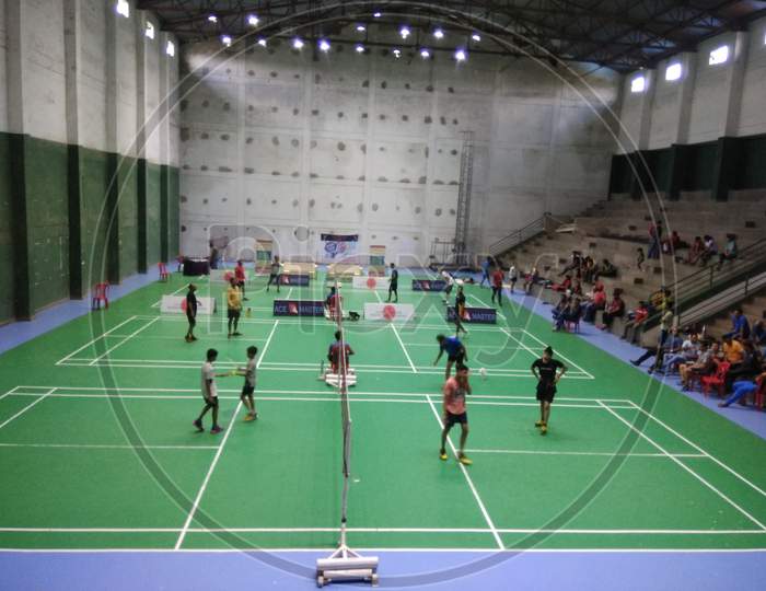 Badminton Indoor Stadium View