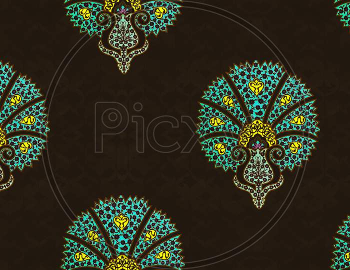 Seamless Traditional Design Pattern Background