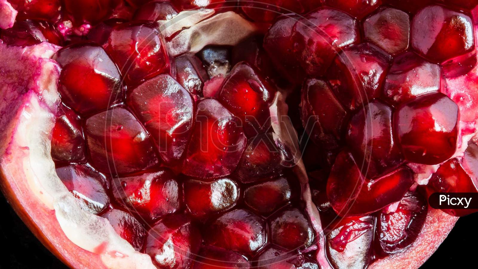Pomegranate close up - fruit