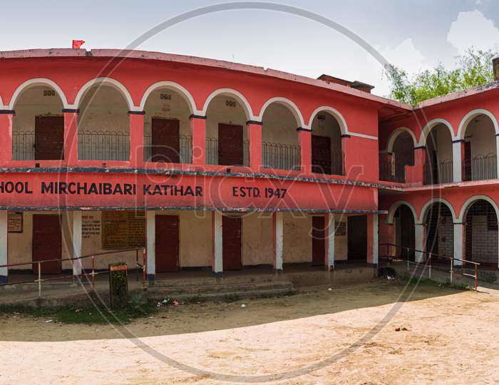 Katihar/Bihar/India-05/06/2020; Harishankar Nayak Middle School Mirchaibari Katihar Bihar India 854105