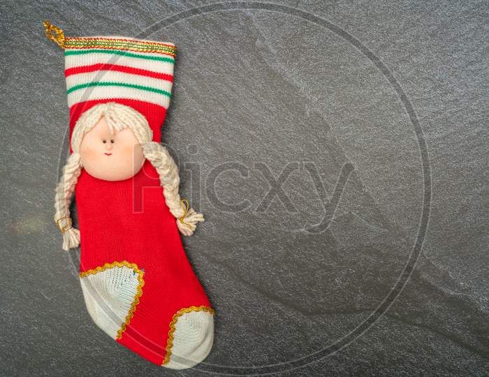 Mrs. Claus Made With Wool, Santa Claus, Merry Christmas.