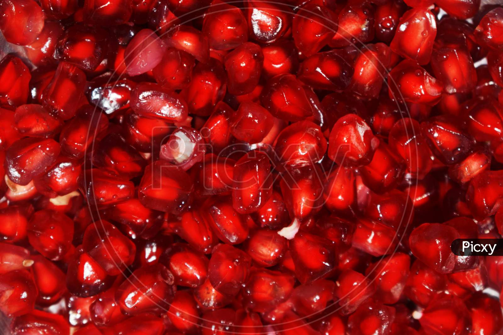 Pomegranate seeds close up background.nutritious food.