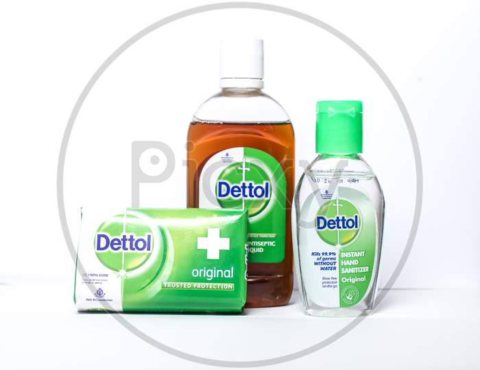 Dettol liquid and sanitizer