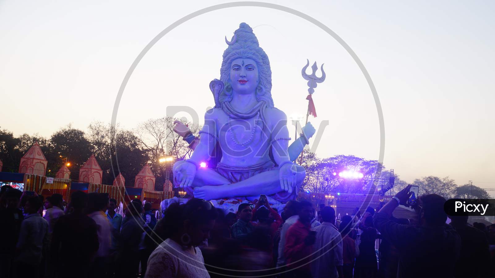 Big Statue of Hindu God Shankar